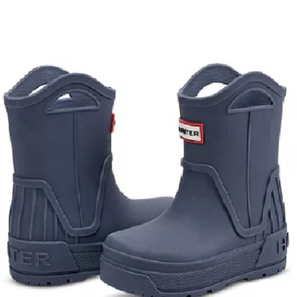 Hunter Unisex Georgey Waterproof Boots -  Little Kid Dark blue size B11 G12